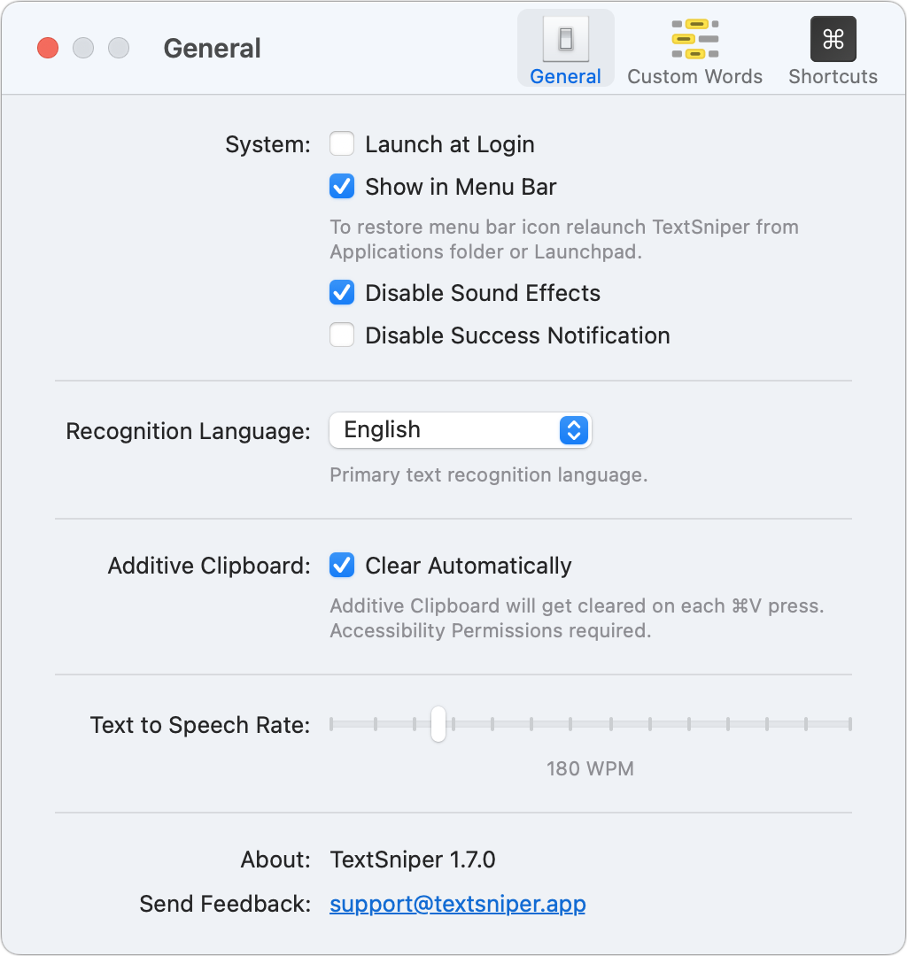 mac gems textsniper prefs bordered