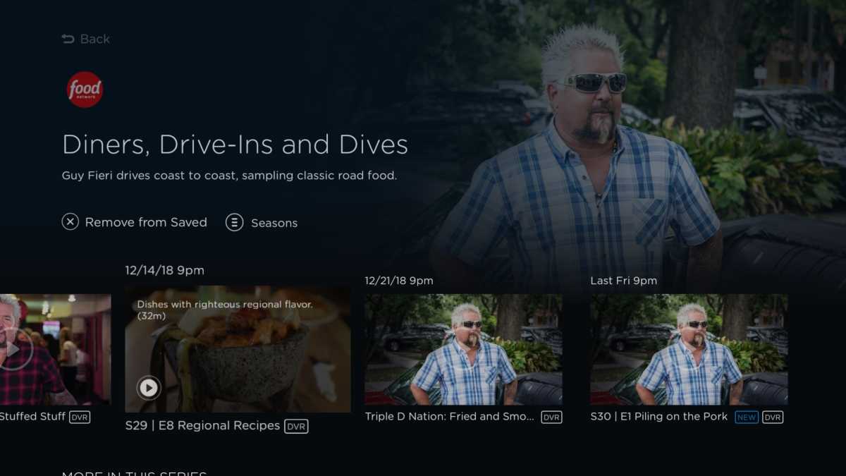 Philo DVR shows