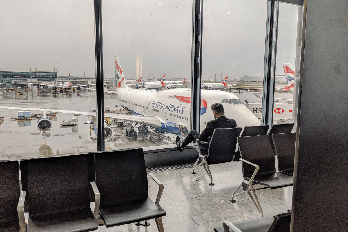 London Heathrow airport terminal