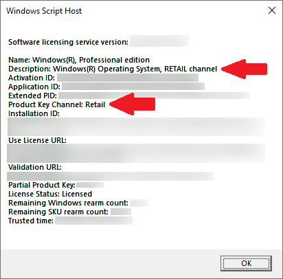 How to determine if your Windows 11 (or 10) license type is OEM, Retail, or  Volume