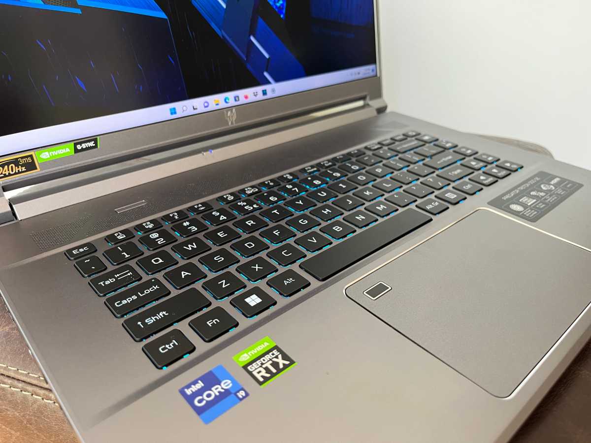 Acer Triton keyboard