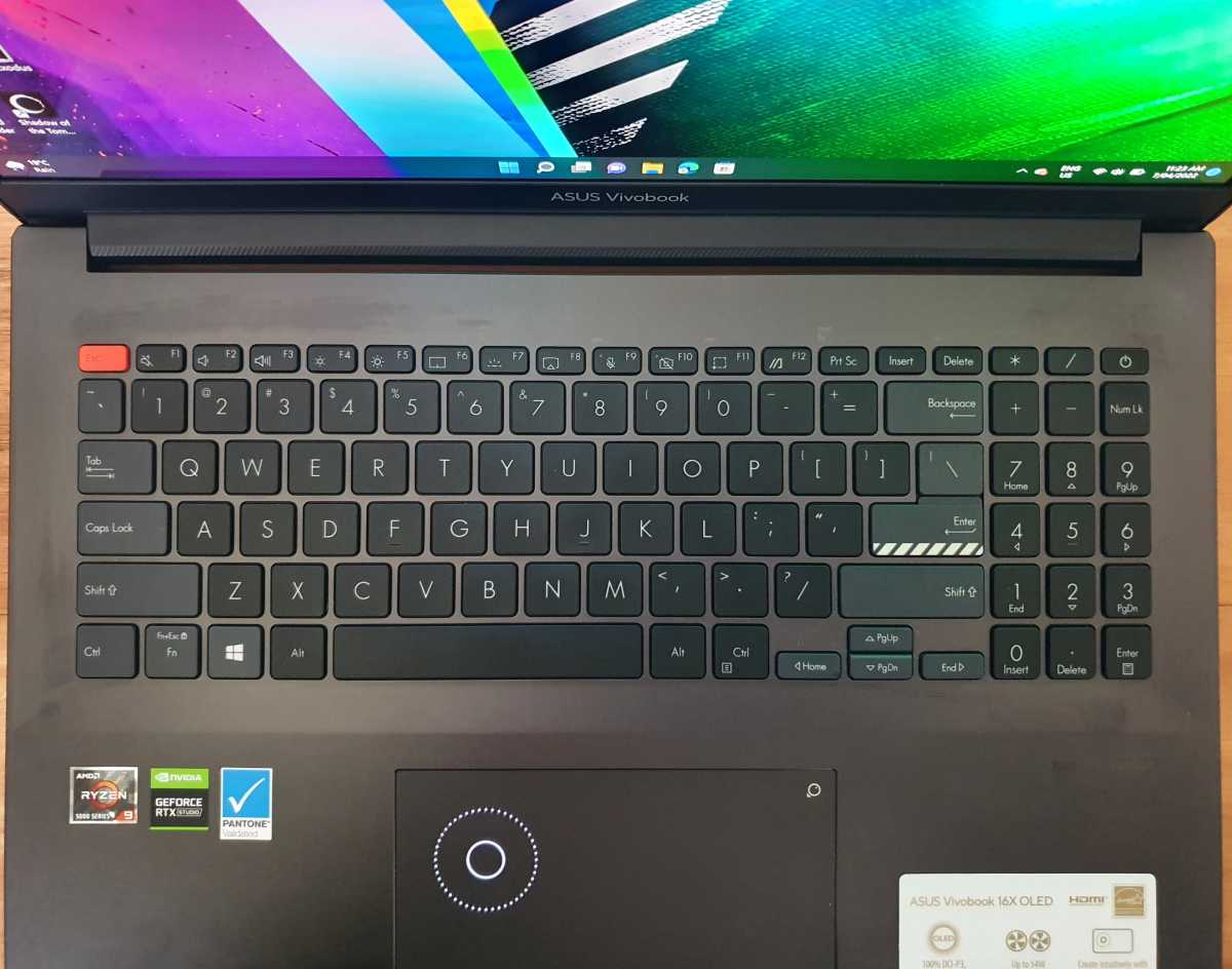 Asus VivoBook Keyboard and Trackpad