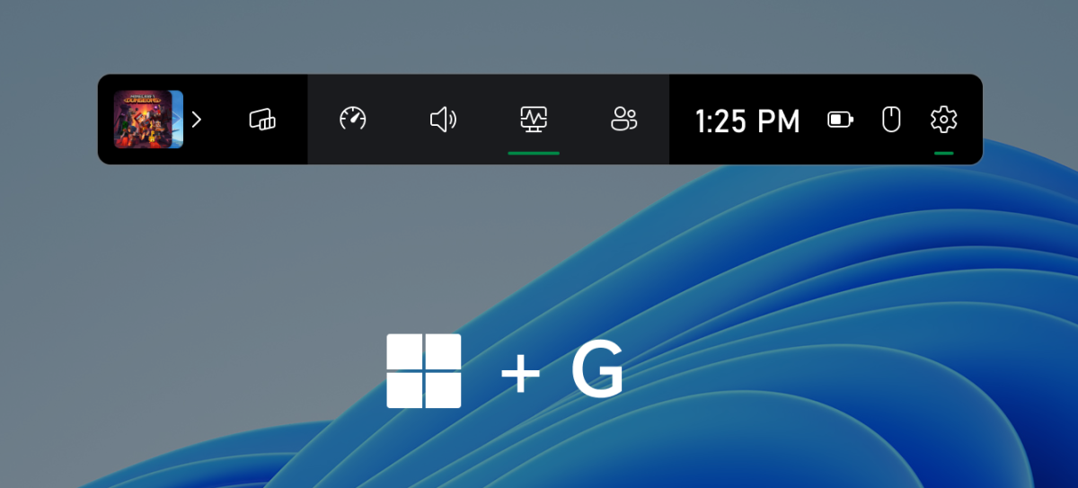 Xbox Game Bar for controllers