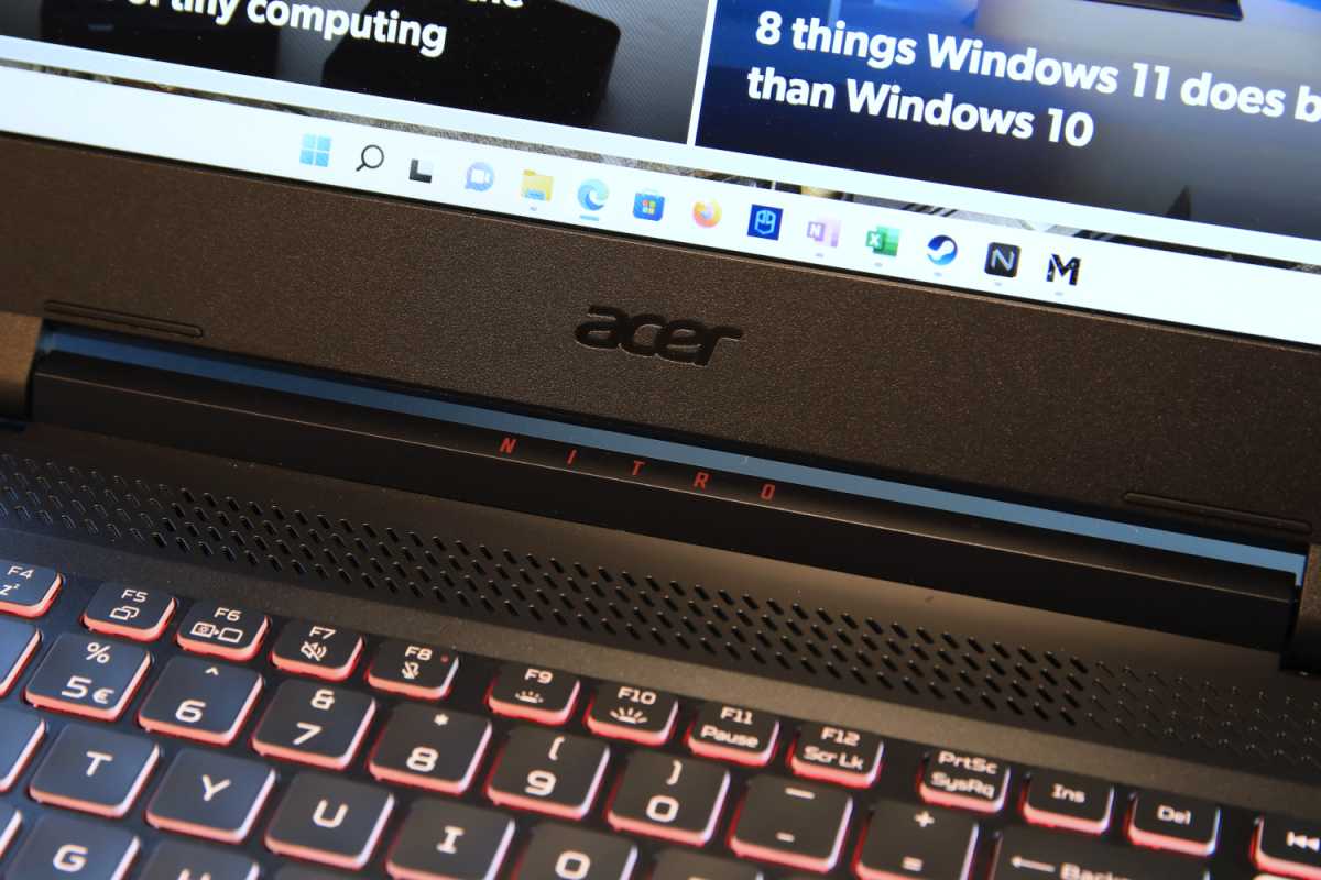 Acer Nitro 5 AN515-58-527S gaming laptop review - Reviewed