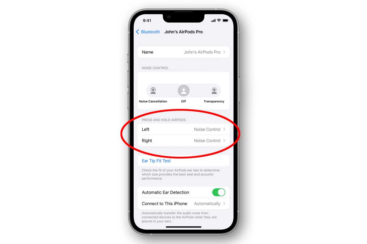 airpods adjust controls