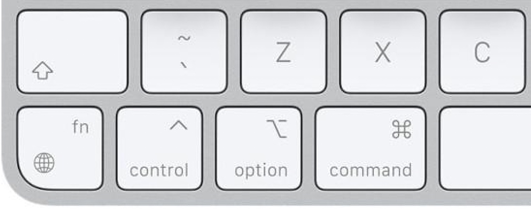 control key mac