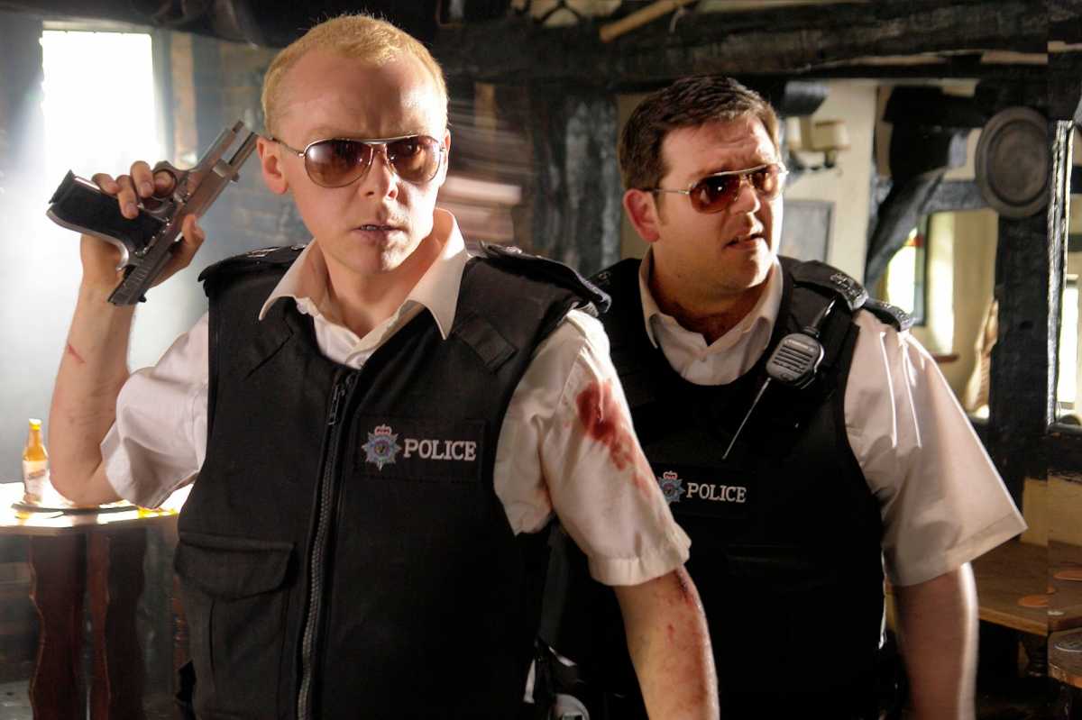 A scene from the film 'Hot Fuzz'