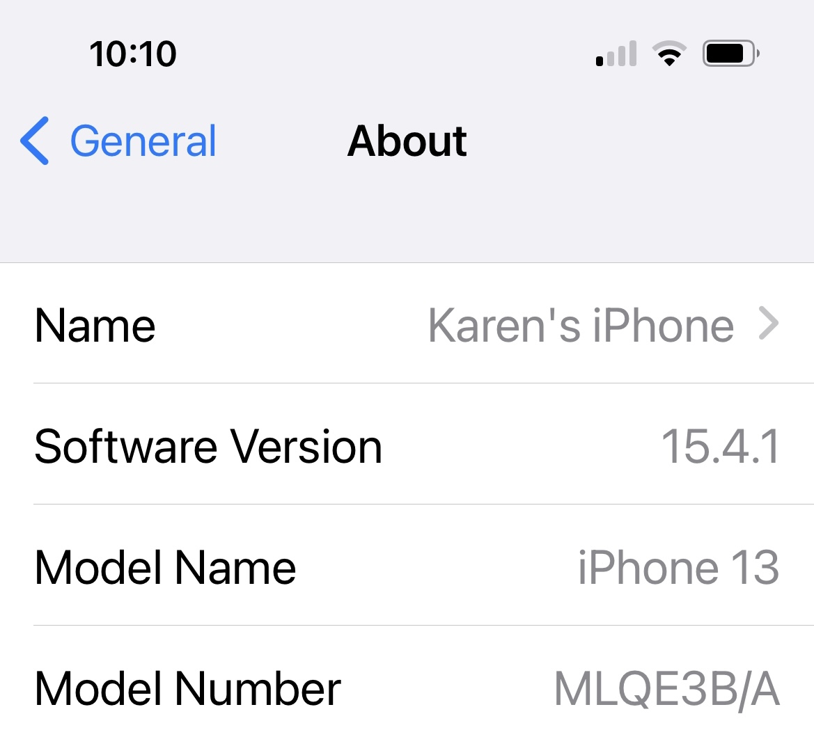 How to find iPhone name