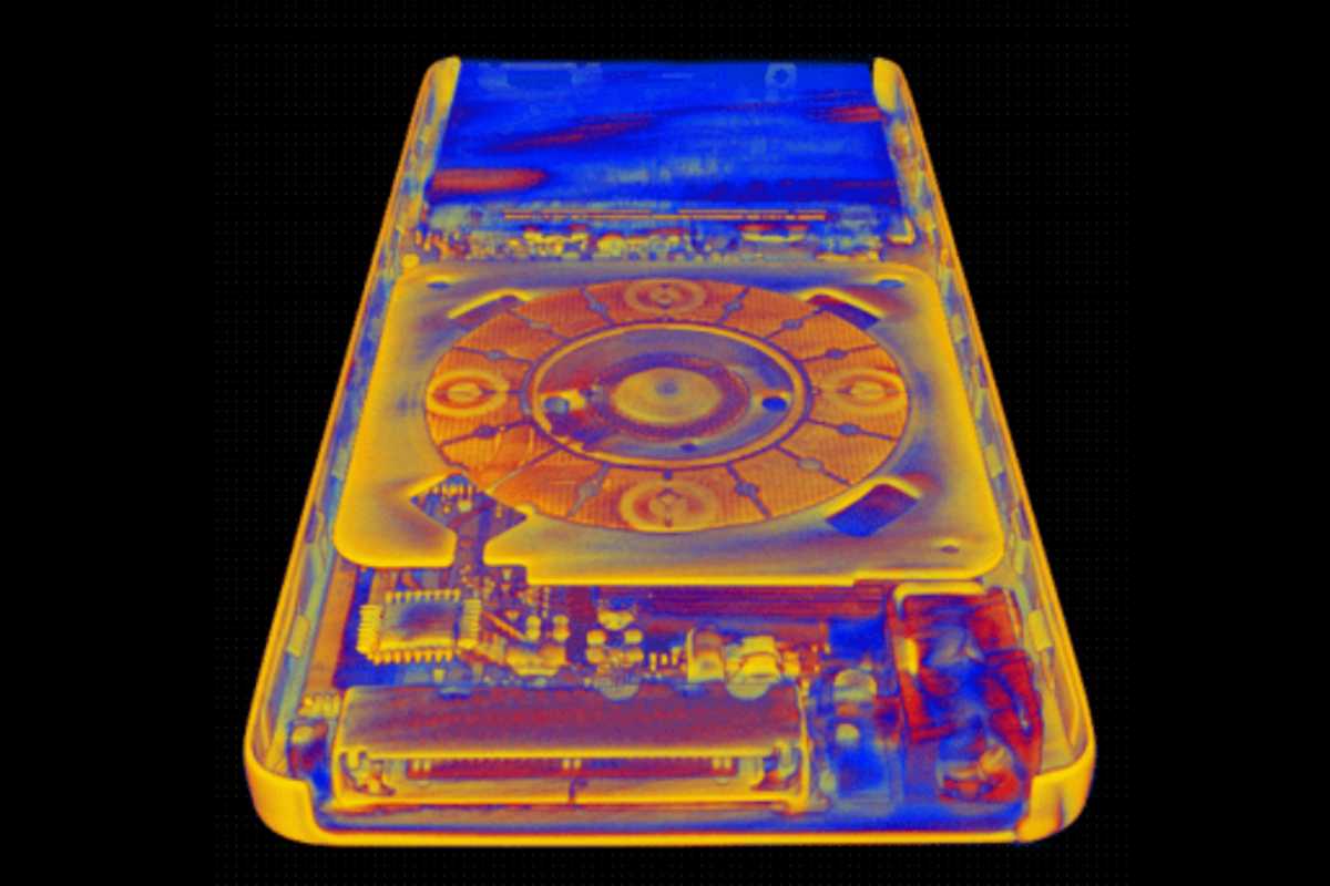 Pemindaian CT iPod nano