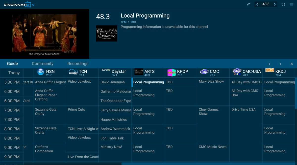 Local Channels on   TV: Every Major Network Streaming