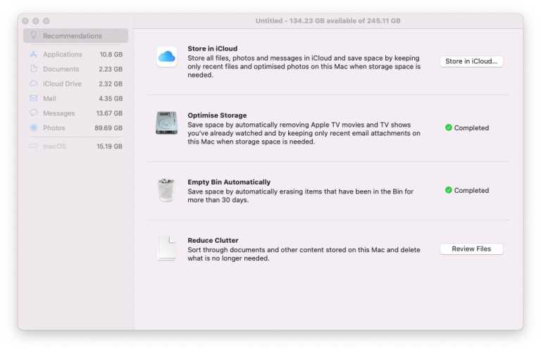  how to clear system storage on mac macworld