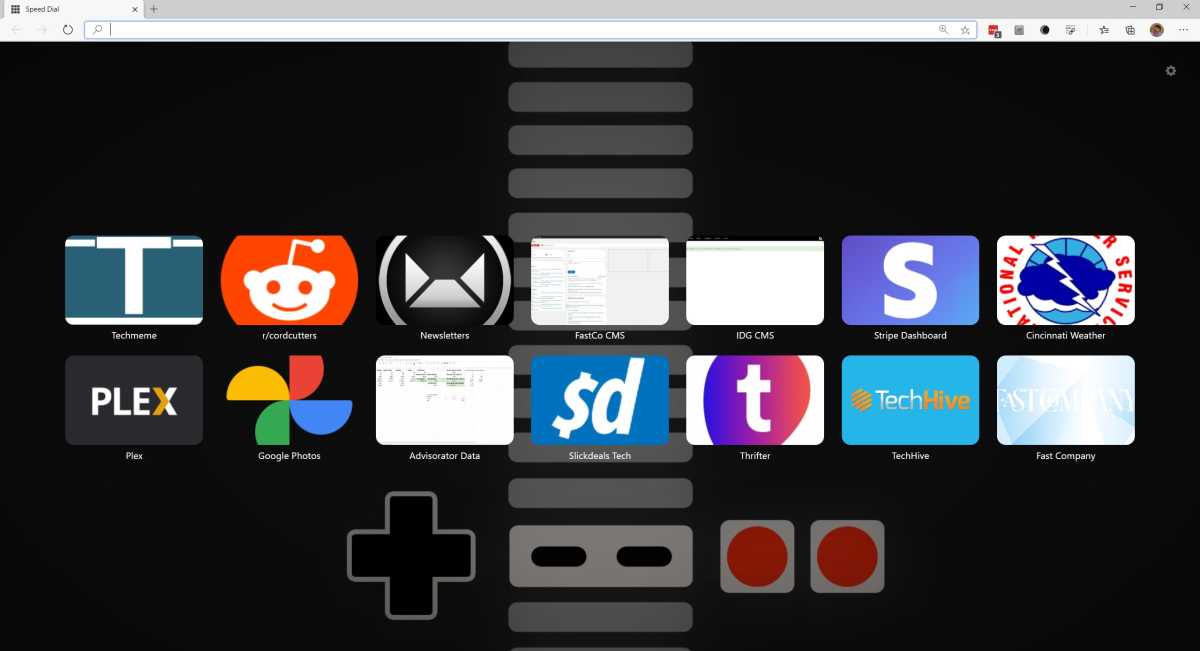 Yet Another Speed Dial extension for Chrome