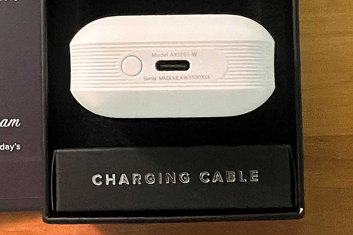 AXS Audio Earbuds charging case with box