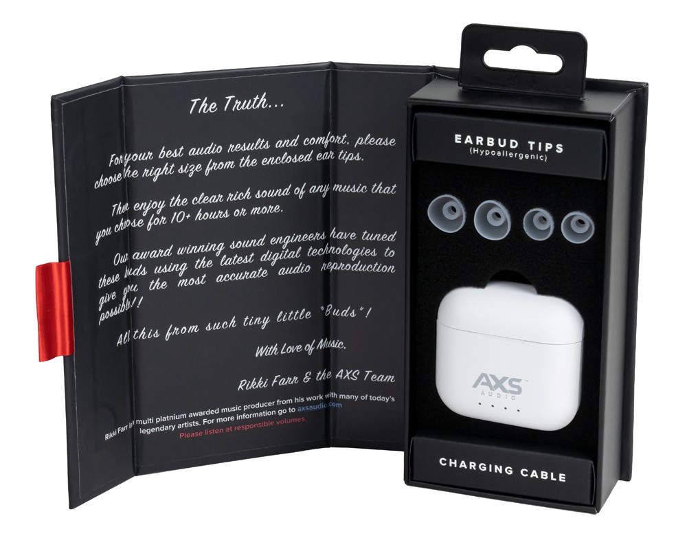 AXS Earbuds with box