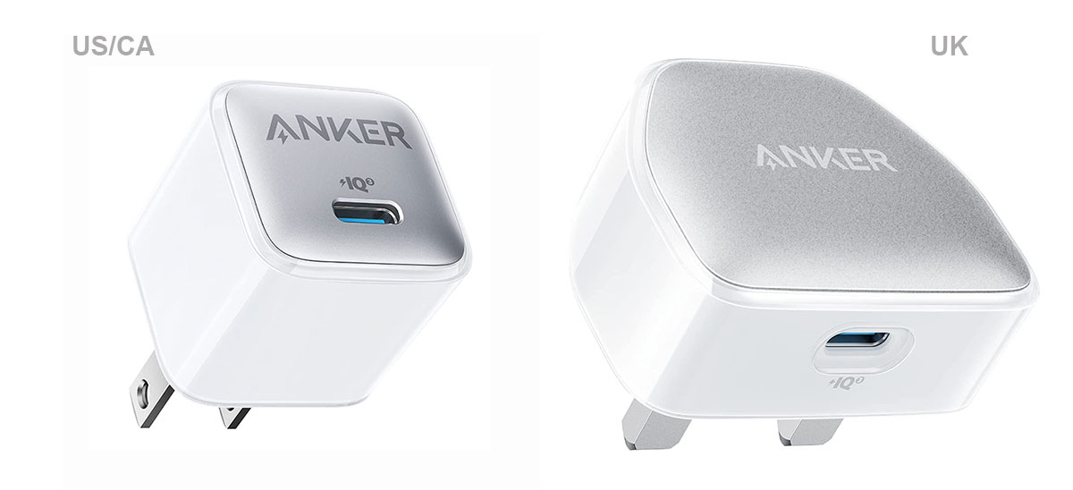 Smallest iPhone charger: Anker 511 20W Charger (Nano Pro)