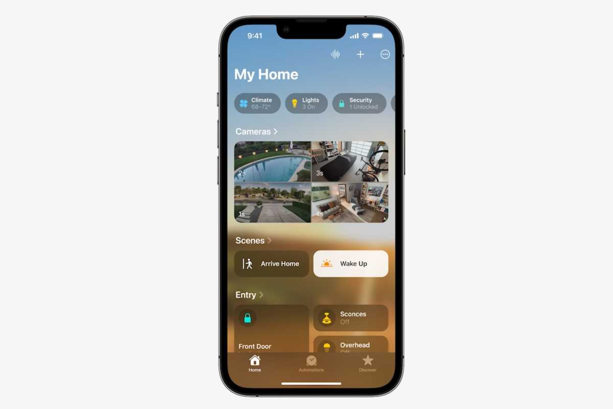 Redesigned Home app for iOS 16
