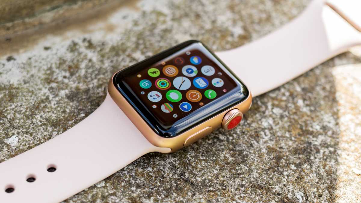 Apple rose gold watch best sale series 3