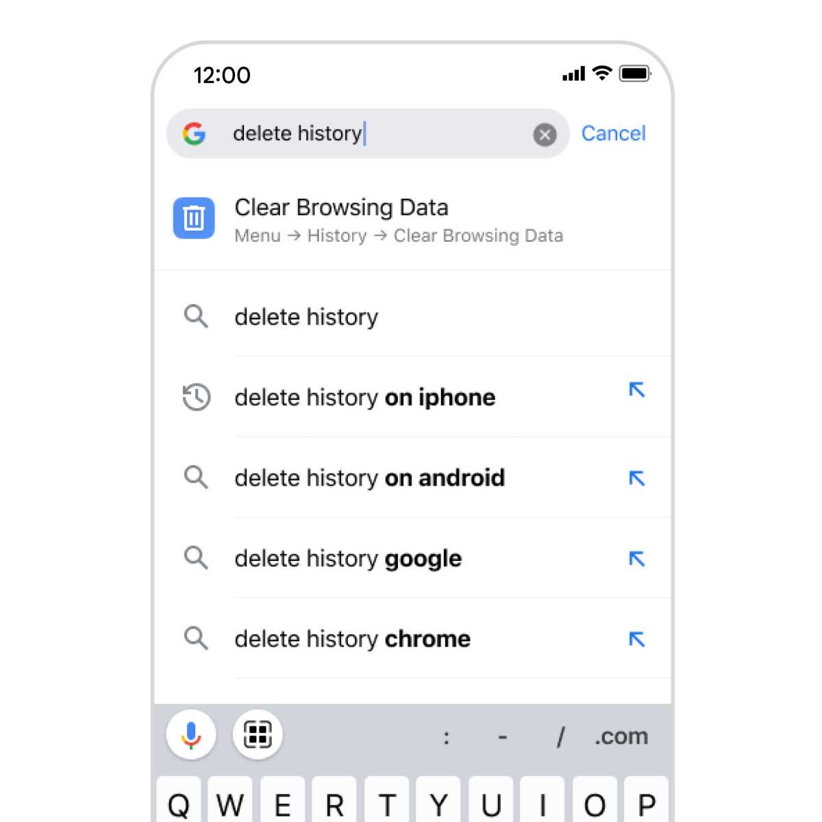 Google, iOS'ta Chrome için yeni özellikler yayınladı 1 iOS'ta yeni Chrome Eylemleri özelliği