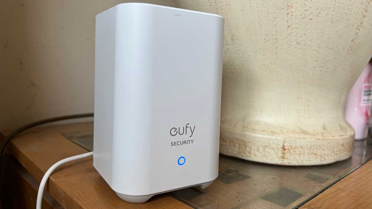 The Eufy Home Base on a table