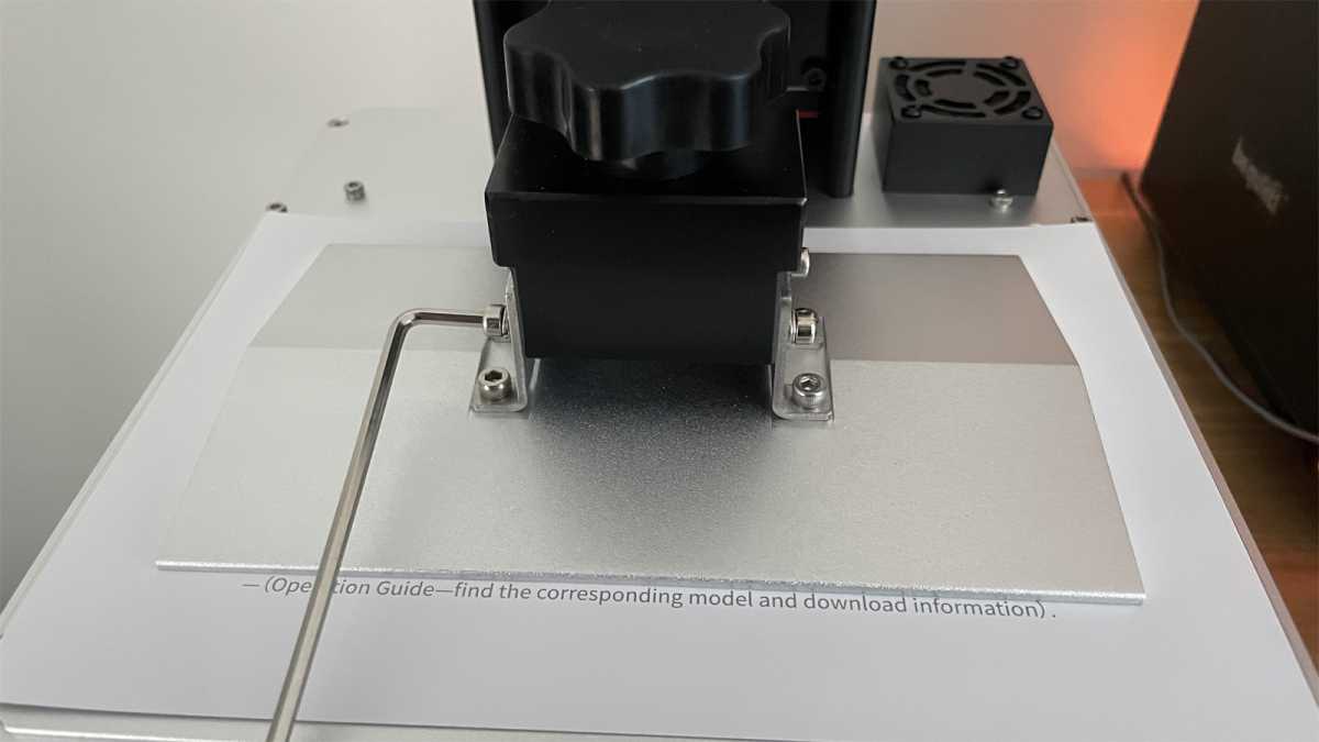 Creality Halot One Plus leveling process