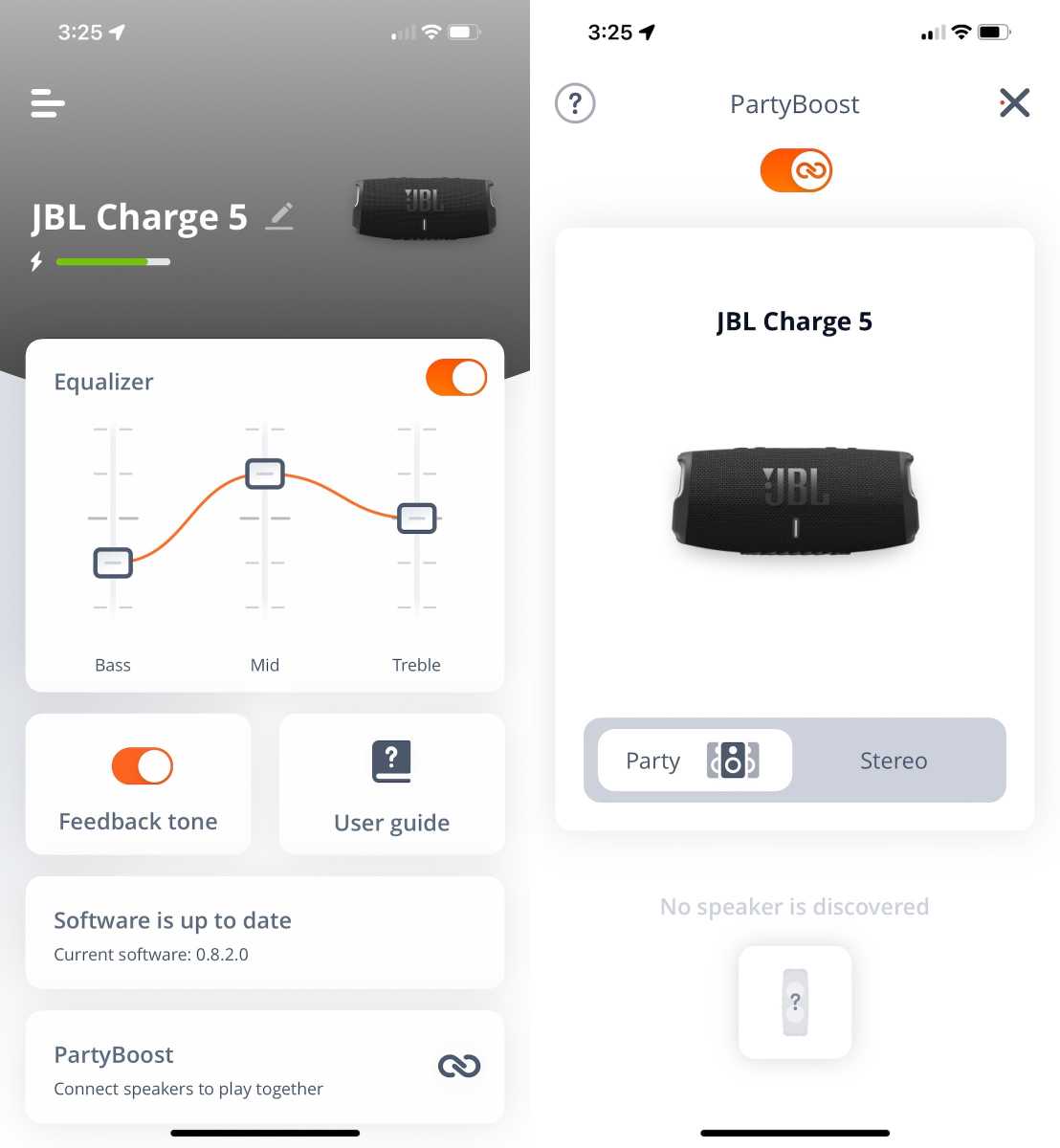 JBL Portable app