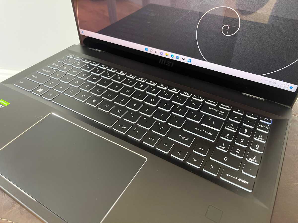 US English RGB Backlit Laptop Keyboard Replacement For MSI Summit E16 & E16Flip Evo (MS-1592, MS-1595)
