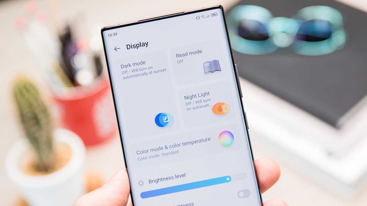 ZTE Axon 40 Ultra display settings