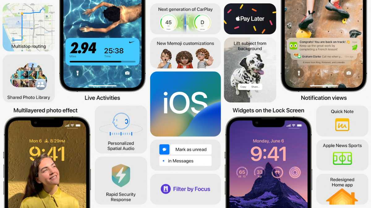 Apple'ın WWDC'nin tıka basa dolu açılış konuşması sırasında duyurduğu her şey 1 iOS 16'dan Özellikler
