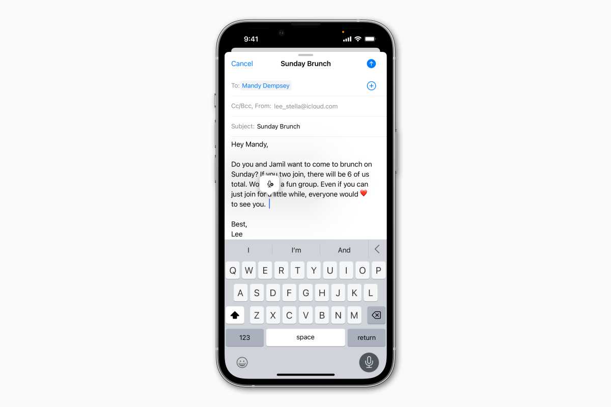 ios16 dictation