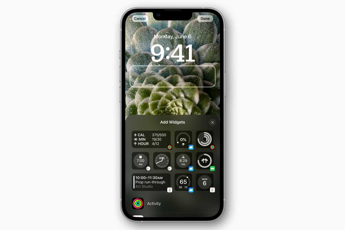 iOS 16 Lock Screen Widgets
