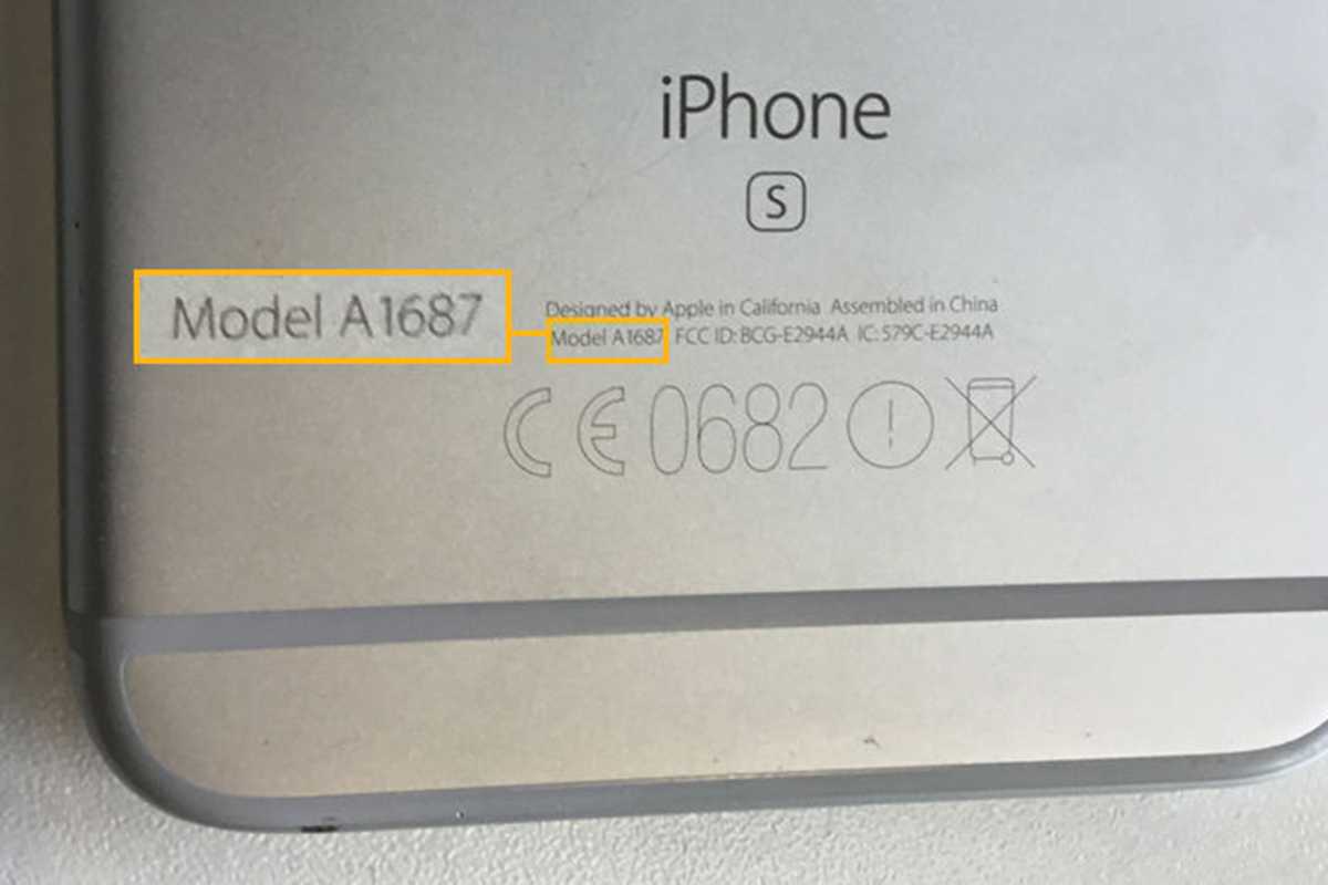 iPhone 3GS model number