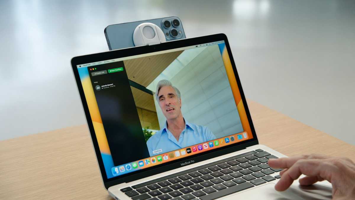 Using Continuity Camera in macOS 13