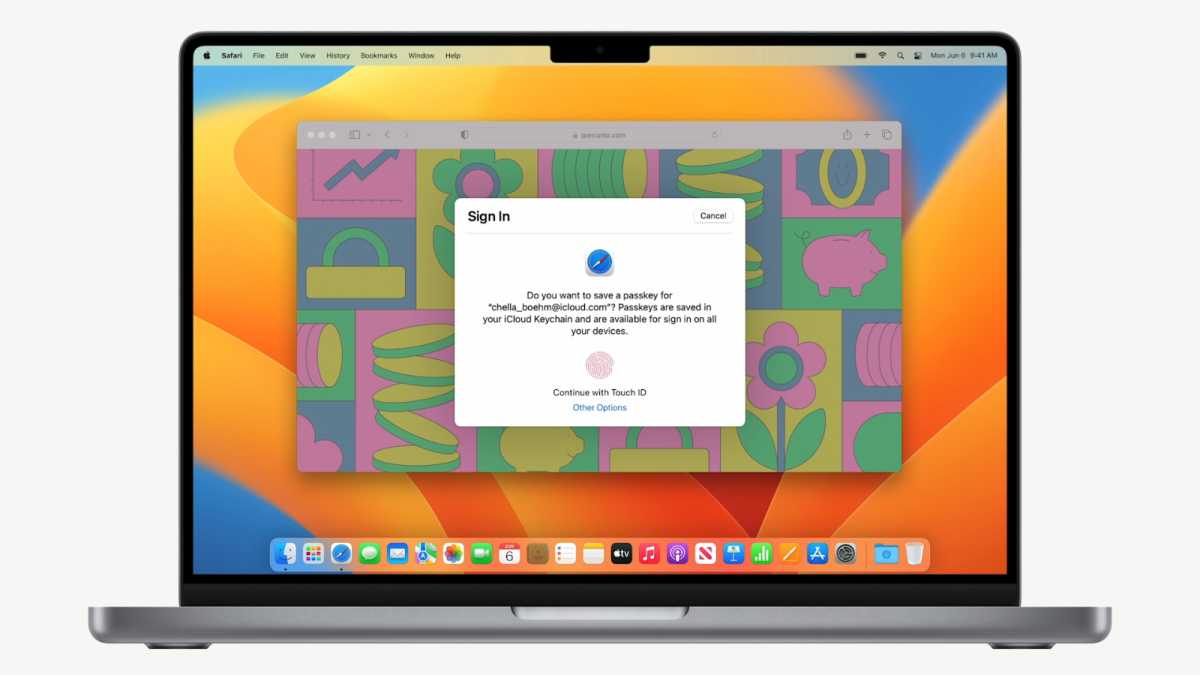 macOS 13'te yeni Geçiş Tuşları özelliği