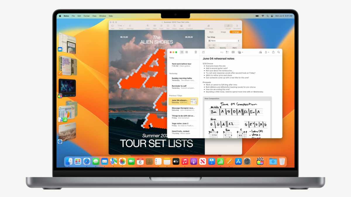 macOS 13'te yeni Stage Manager özelliği