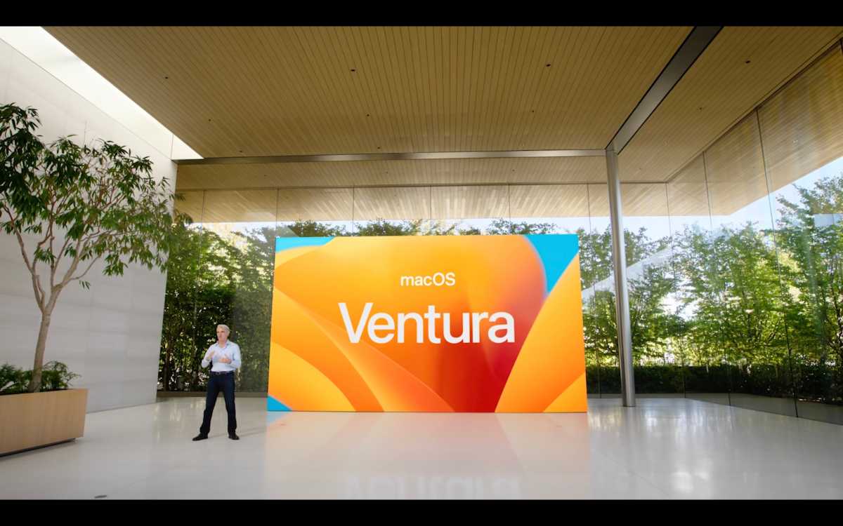 Annonce de macOS Ventura à la WWDC