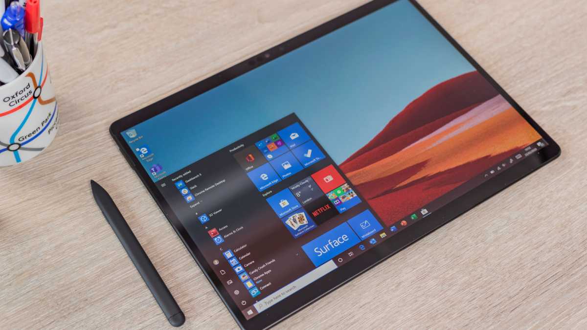 Superfície Pro X da Microsoft