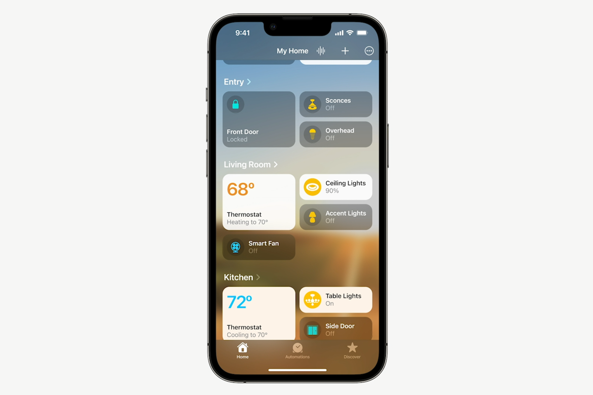 Home app iOS 16