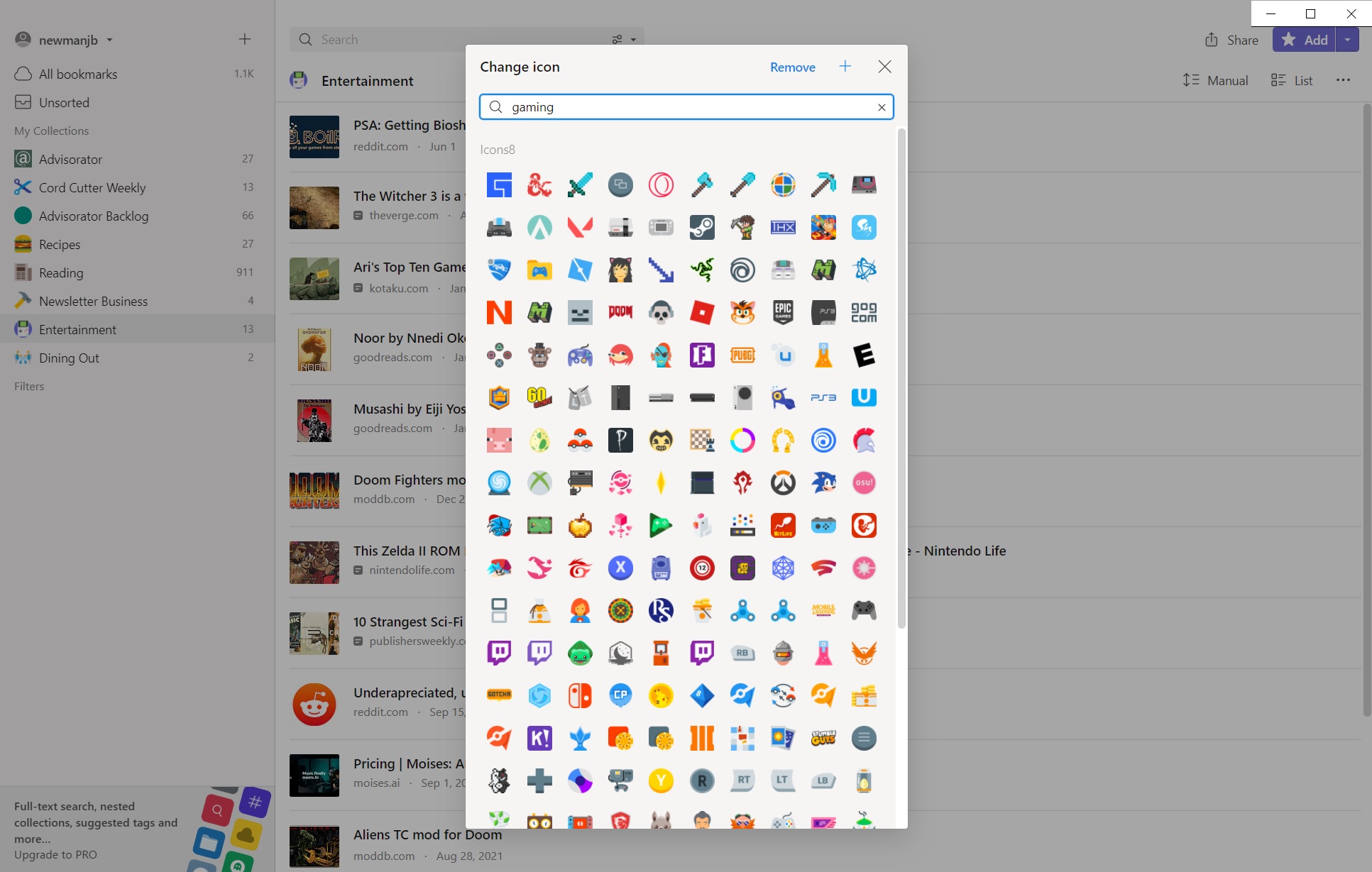 Switch Your Browser Bookmarks To The Superior Raindrop App | PCWorld