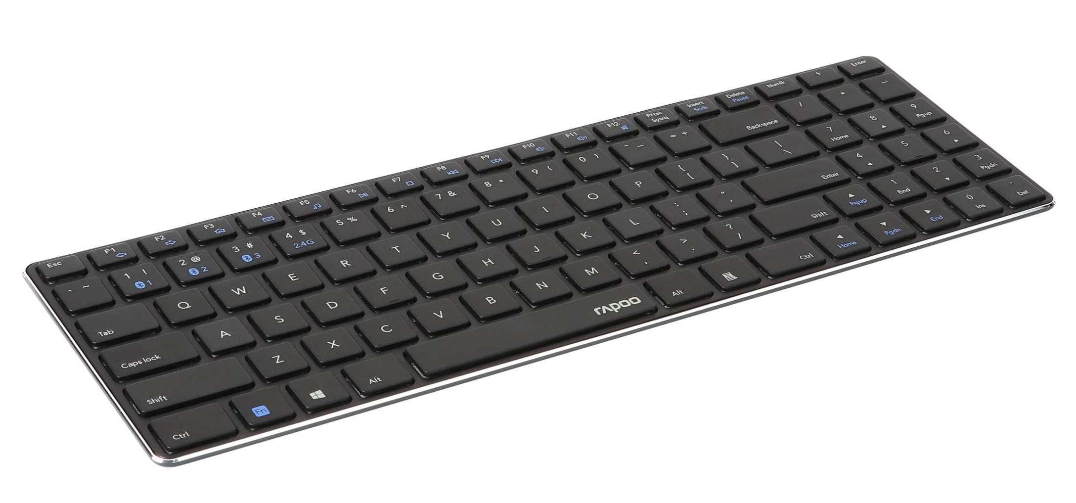 Rapoo E9100M Qwerty - Le meilleur clavier fin à petit prix