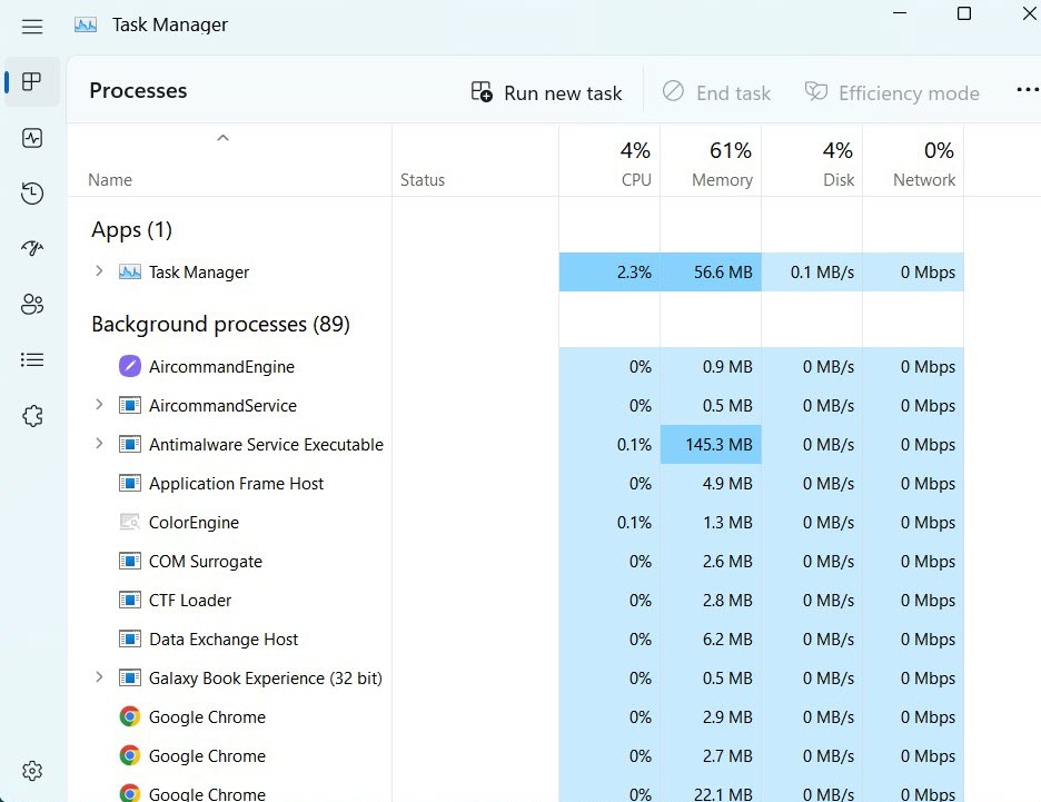 Windows 11 Task Manager