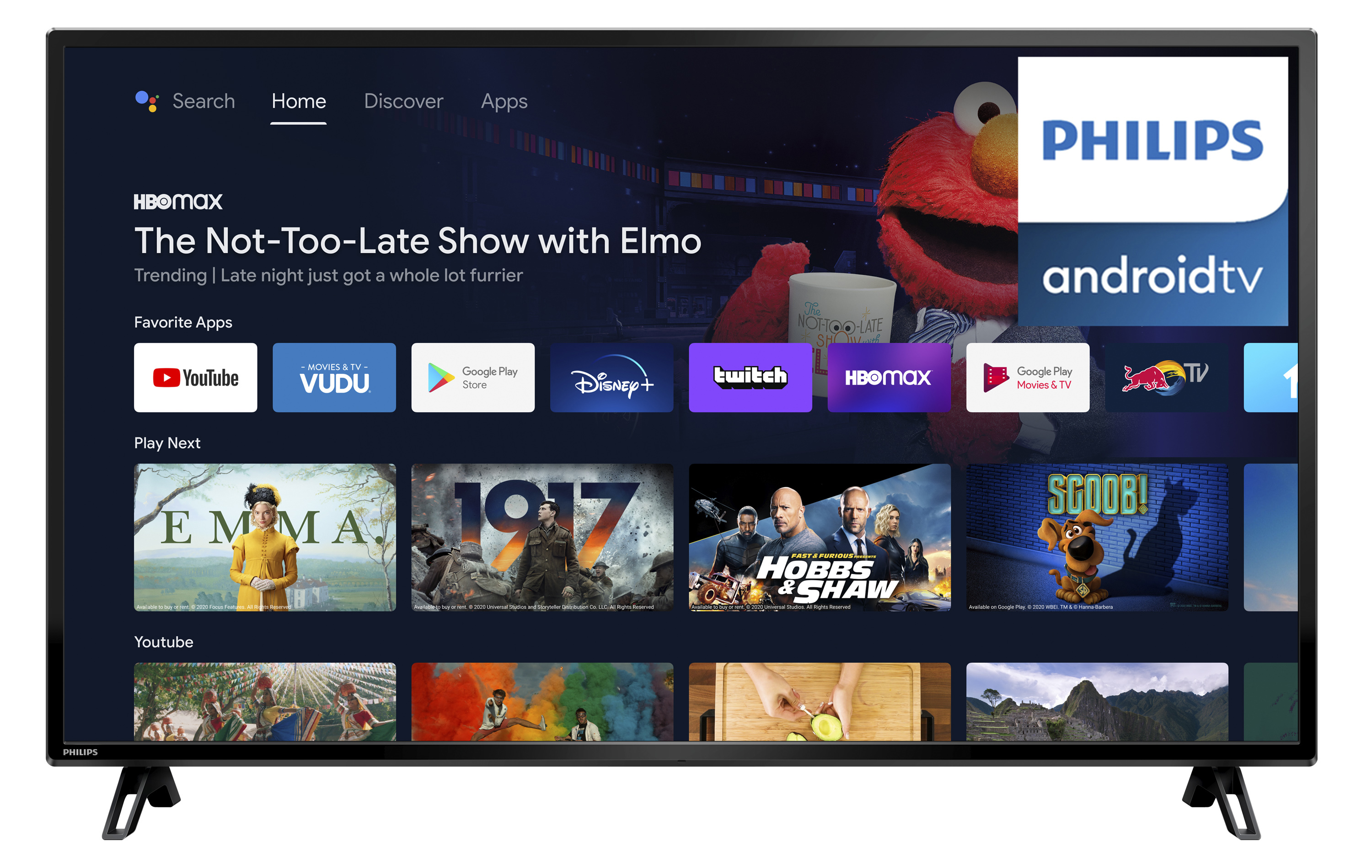 Philips 55-inch Class 4K Android Smart LED TV