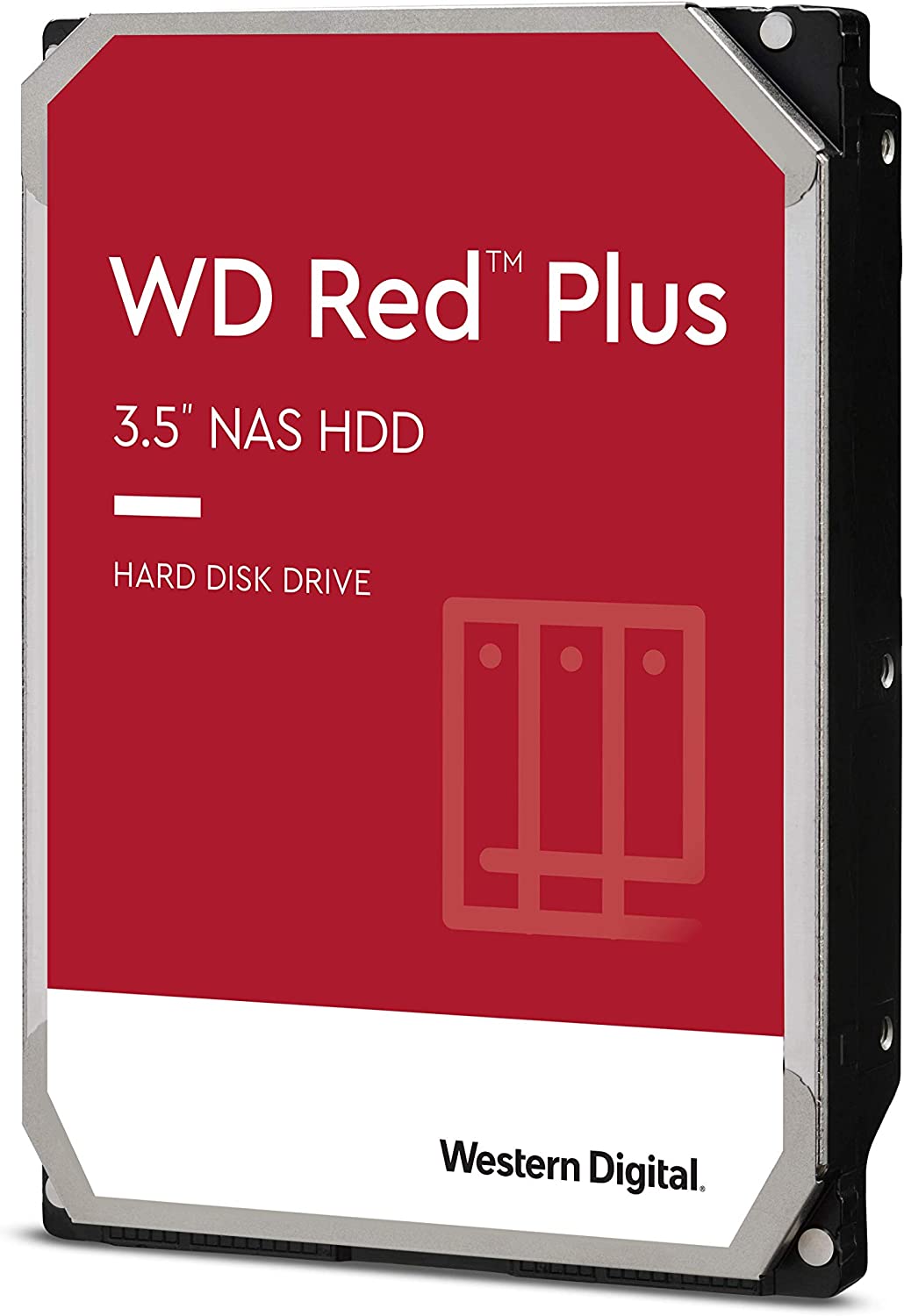 WD Red Plus 7200RPM SATA Internal Hard Drive - 10TB