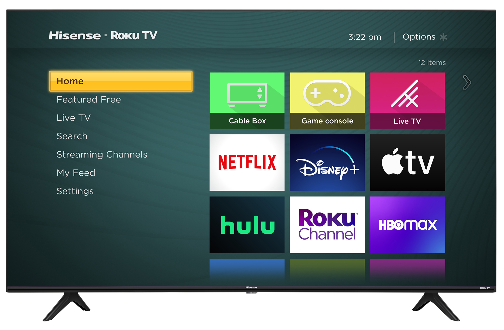Hisense 58-inch Class 4K LCD Roku Smart TV R6 Series