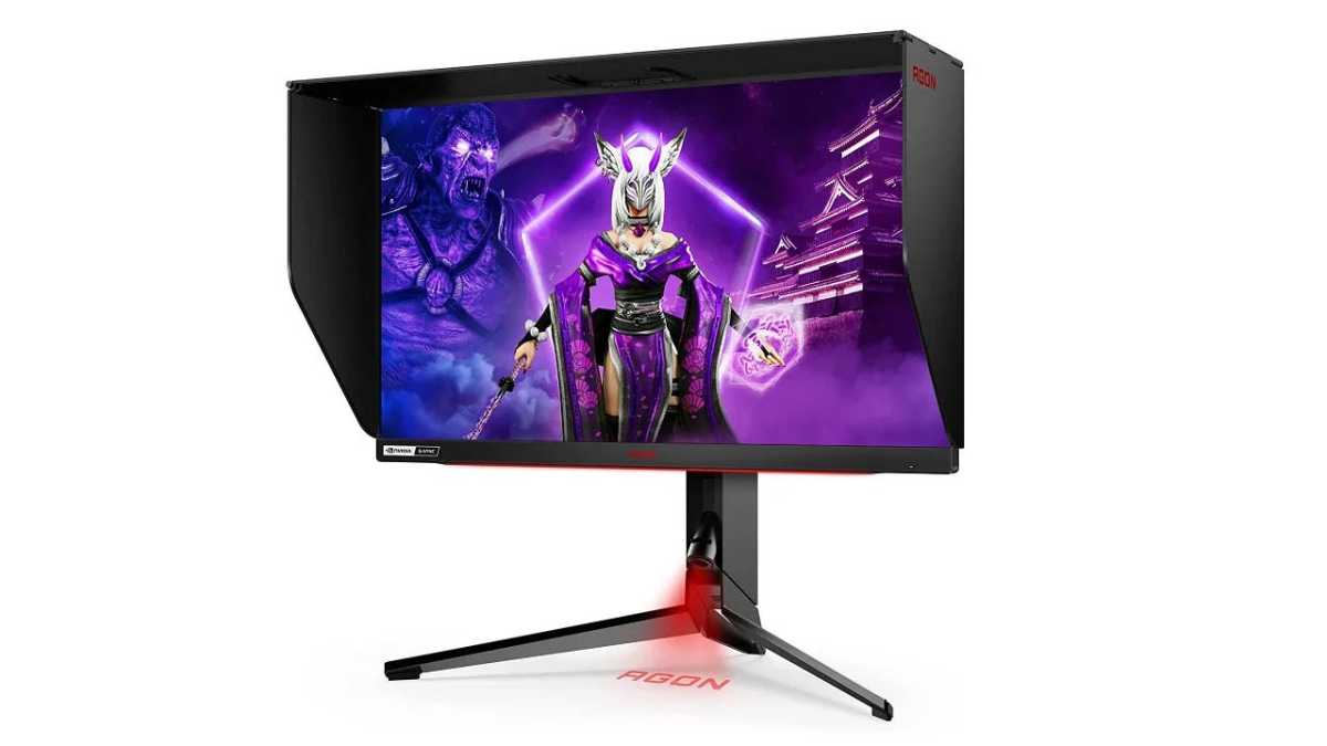 AOC Agon PRO AG254FG 25 Tournament Gaming Monitor, FHD 1920x1080, 360Hz,  1ms, DisplayHDR 400, G-SYNC + Reflex, Console Ready, Light FX, Low Input