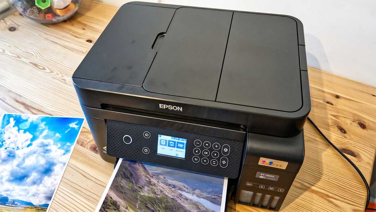 Probamos la Epson EcoTank 3850. Por fin tinta de impresora barata