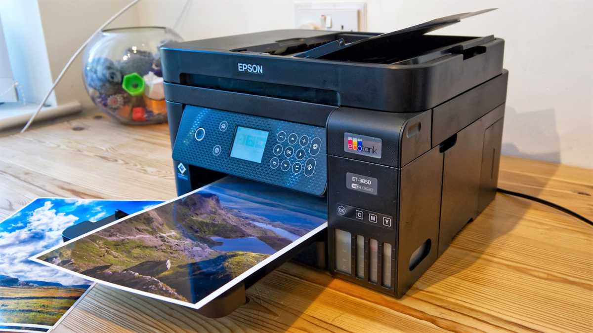 Epson EcoTank ET-3850 3-in-1 Multifunction Printer Review 