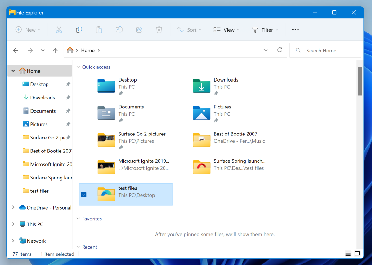Microsoft Windows 11 22H2 File Explorer