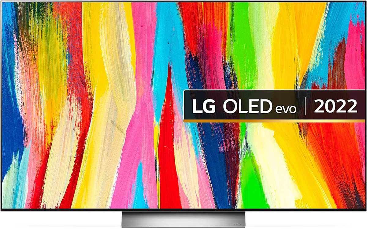 An LG C2 OLED TV