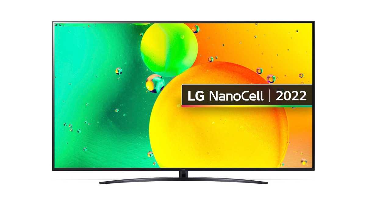 An LG NanoCell TV 2022