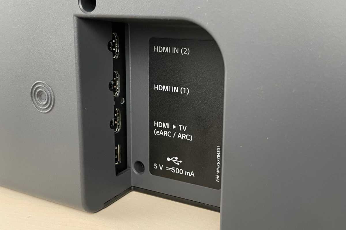 LG S95QR HDMI ports